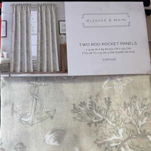 3 sets of 2 Nautical Beige Pocket Panels